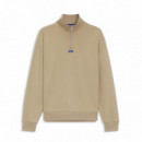 Hugo Blue Sudadera en felpa de algodón 50522367-269