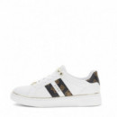 Guess  Zapatillas de cuero Barlie fux FLTBRL ELE12-WHIBR
