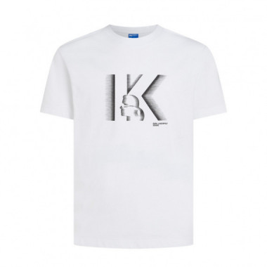 Karl Lagerfeld Jeans Camiseta confeccionada en algod&oacute;n B4M17026-100
