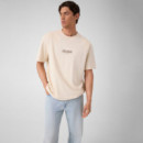 GUESS  Camiseta de Algodón de Jersey M6YI46 K4232-G1CV