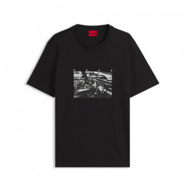 Hugo Red Camiseta de corte relajado 50568628-002