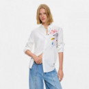 Desigual Camisa de manga larga en tejido denim 26WWCW12-1000