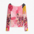 DESIGUAL Jersey de Punto Fino 26WWJF33-3049