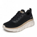 Skechers Zapatillas Bobs B Flex Hi Negras 117385-BKGD