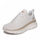 SKECHERS Zapatillas Bobs B Flex Hi Blancas 117385-WTGD