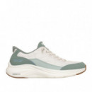 Skechers Zapatillas Contour Foam Blancas 150404-SAGE