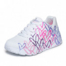Skechers Zapatillas Uno Lite Blancas 314098L-WPRP