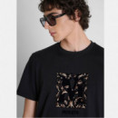 Antony Morato Camiseta de cuello redondo MMKS02687 FA100240-9000