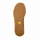 Camper Zapatillas verdes de ante y piel K101097-007-300