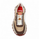 Camper Zapatillas de Textil y Nobuk Marrones K201462-062-210  CAMPER