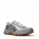 Camper Zapatillas de piel y nobuk grises K201586-026-30