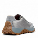 Camper Zapatillas de piel y nobuk grises K201586-026-30