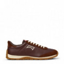 Camper Zapatillas marrones de piel y nobuk K201885-006-200