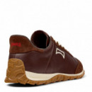 Camper Zapatillas marrones de piel y nobuk K201885-006-200