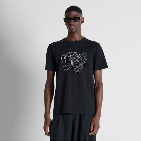 Antony Morato Camiseta de cuello redondo MMKS02692 FA100240-9000