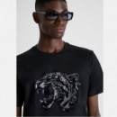 Antony Morato Camiseta de cuello redondo MMKS02692 FA100240-9000