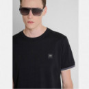 Antony Morato Camiseta de cuello redondo MMKS02733 FA100240-9000