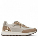Xti Zapatillas de antelina 146138-BEIGE