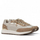 Xti Zapatillas de antelina 146138-BEIGE