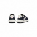 Hugo Red Zapatillas con detalles de ante 50573605-401