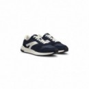 Hugo Red Zapatillas con detalles de ante 50573605-401