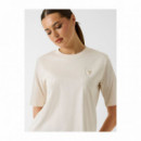 GUESS Athleisure Camiseta Modelo Colette Boxy V4BI21 I3Z14-G6K5