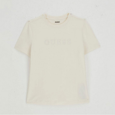 Guess Athleisure Camiseta de cuello redondo V6BI17 K6746-G012