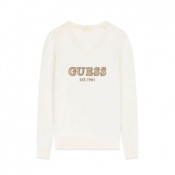 Guess  Sudadera cream white W6BR55 Z1456-G012