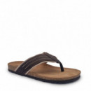 Nature Feet Sandalia distintiva 9521-MOKA