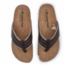 Nature Feet Sandalia distintiva 9521-MOKA