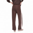 DKNY Pantalón de Tiro Ancho y Pierna Ancha DP6P3649-IEV