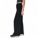Dkny Pantalón de tiro ancho y pierna ancha DP6P3914-BLK