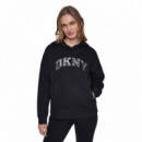 Dkny Sudadera con capucha de corte regular DP6T1873-BSV