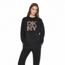 Dkny Sudadera de manga larga DP6T1904-BLK