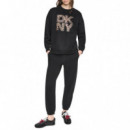 Dkny Sudadera de manga larga DP6T1904-BLK