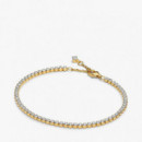 PANDORA Pulsera Tenis con Recubrimiento de Oro 563927C01