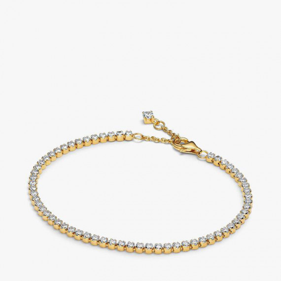 PANDORA Pulsera Tenis con Recubrimiento de Oro 563927C01