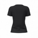 Guess  Camiseta Triangle Logo Slim Tee W6YI14 K3855-JBLK