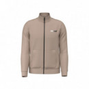 Guess Athleisure Chaqueta Casual Zip Jacket Beige Z2YQ10 KB3P2-A10L
