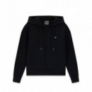 Guess Athleisure Sudaderas Olympe Negro V4YQ06 KCAY2-JBLK