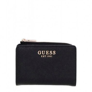 GUESS Cartera Billetera Amorette Zip Around Negro SWBG78-98156-BLA