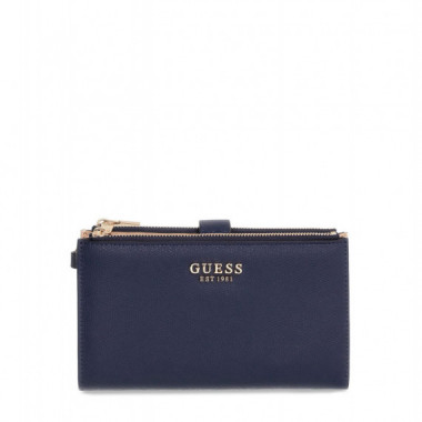 GUESS Cartera Billetera Amorette Zip Around Marino SWBG78-98157-MID