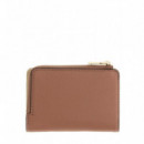 GUESS Cartera Billetera Grande Melody Zip Around Marrón SWBG97-35156-RWO