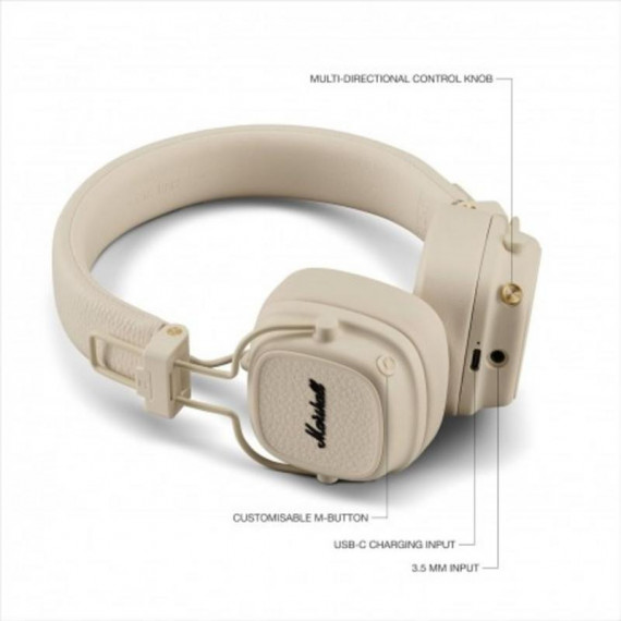 Cascos MARSHALL Major V Crema