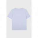 Camiseta BOSS de niño de algodón con logo estampado
