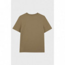 Camiseta BOSS de niño de algodón con logo estampado