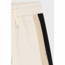 Pantalón corto Boss para niños en algodón con detalles de contraste