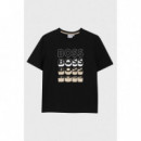 Camiseta para niños en punto de algodón con logo 3D de BOSS