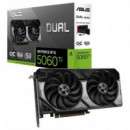 Tarjeta de Video Nvidia ASUS Rtx 5060 Ti Dual Oc 16GB GDDR7