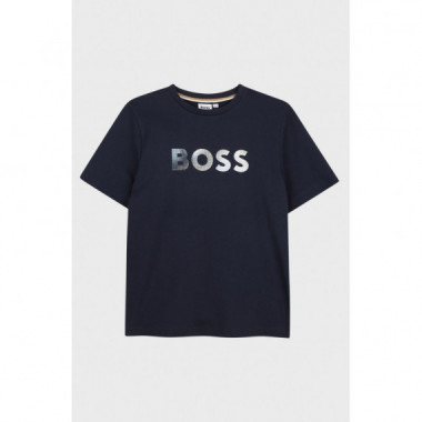 Camiseta BOSS para Ni&ntilde;os con Logo Degradado